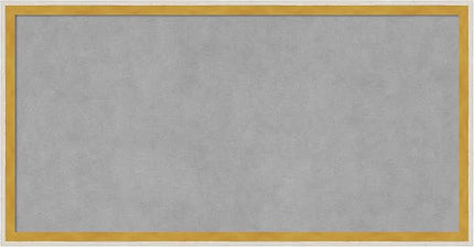 Amanti Art White Framed Magnetic Board 13x25 Small Vision Board for use with Magnets, 100% Metal Sheet to Display Items as Office Decor or for Home Organization in mudroom, Kitchen or Kids Room