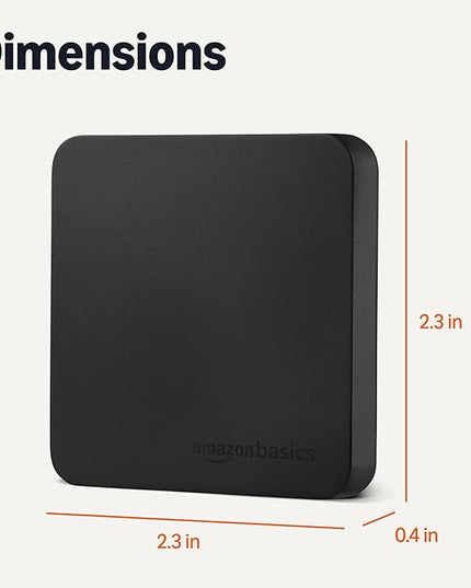 Amazon Basics Portable External SSD, 2TB, 2000MB/s Speeds, USB 3.2 Gen 2, IP65 Water & Dust Resistant, Black