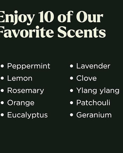 Essential Oils Set - Top 10 Gift Set Blends for Fragrance, Diffusers, Humidifiers, Aromatherapy, Cars & Home Products, Room Sprays, Candle Making, Yoga - Fragrance Oils for Botanical Fresheners Making