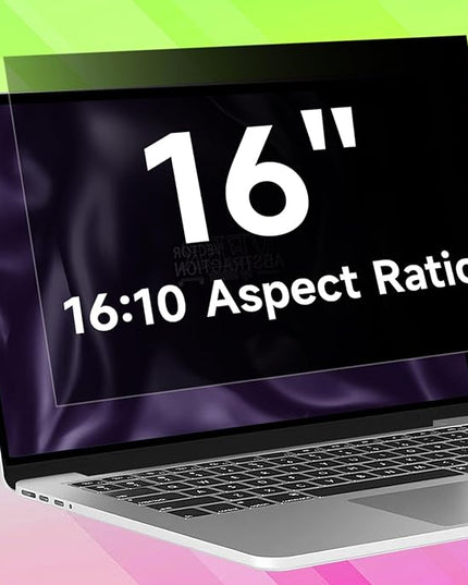 16 Inch 16:10 Laptop Privacy Screen Filter, Anti Blue Light Glare & Anti Scratch Computer Privacy Shield for 16" with 1920x1200 Aspect Ratio Laptop