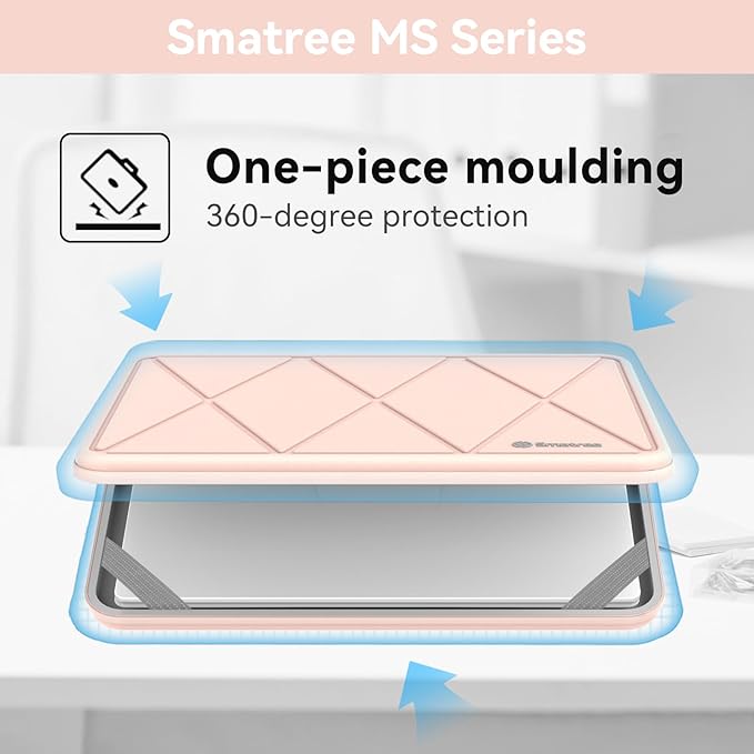 Smatree MS52T Hard EVA Protective Sleeve Case with Stand Compatible for 14 inch HP EliteBook 840 G11, for OmniBook 7 AI 14, for OmniBook Ultra Laptop Next Gen AI-PC-14t/Ultra-AI PC 14 Laptop, Pink