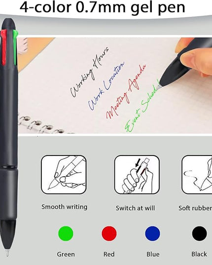 10Pcs Black Cute Cat Stationery Set Cat School Supplies Kawaii Japanese Stationery Birthday GIFS Including Pens Pencil Sharpener Highlighter Eraser Correction Tape Ruler for Office School Supplies