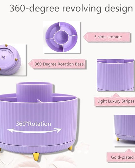 suniya Office Supplies,Desk Accessories,with Stapler,Tape Dispenser,Staple Remover,Scissor,Ballpoint Pen,Sticky Notes,Clear Tape,Staples,Desk Organizer,Ruler,Binder,Best Gift Set(Purple)