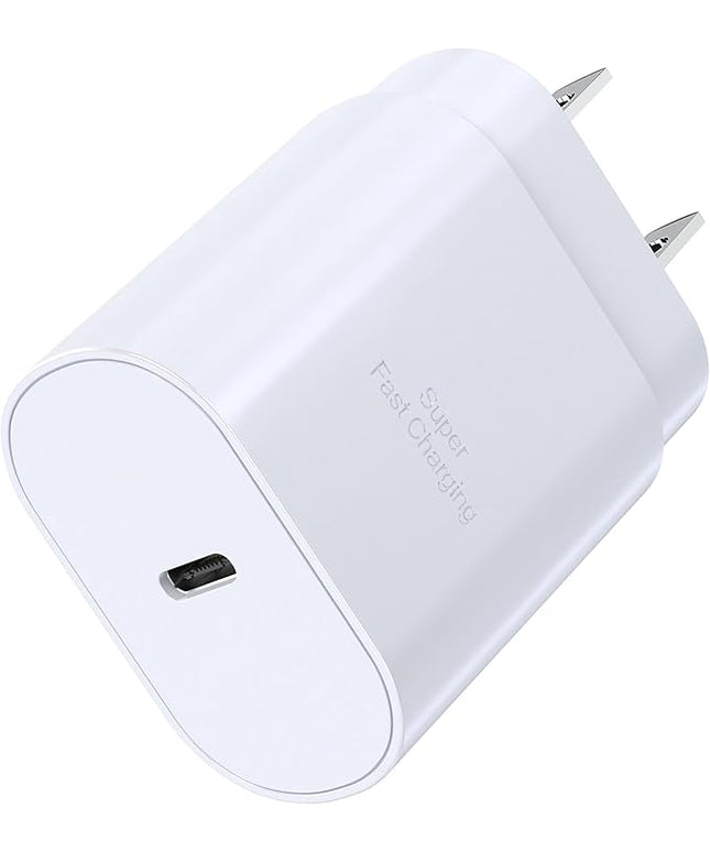 USB C Block 30W PD Super Fast Charging Block Type C Plug Cube Wall Adapter Power Brick USB C Charger Block for iPhone 17, 17 Air, 17 Pro Max,16,16e,15,14,13,12,11, iPad, mini, Galaxy S25, S24