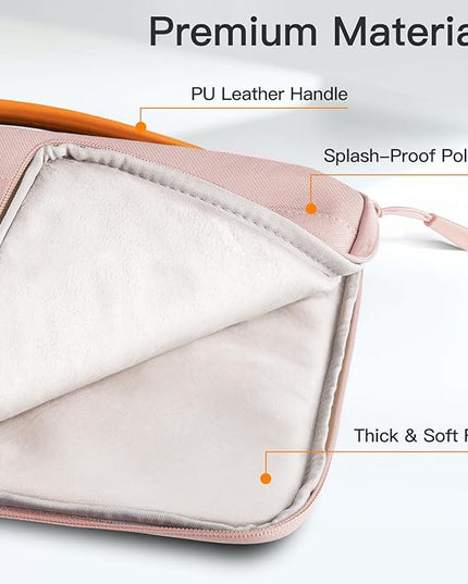 JETech Laptop Sleeve for 13-14Inch MacBook Air/Pro (M5/M4/M3/M2/M1,2020-2025), Waterproof Bag with Portable Handle and Pocket