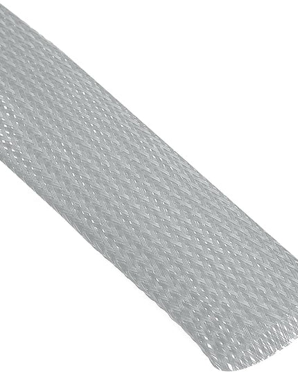 uxcell Expandable Sleeving, 1 1/4-inch 25ft Cable Sleeve, Gray