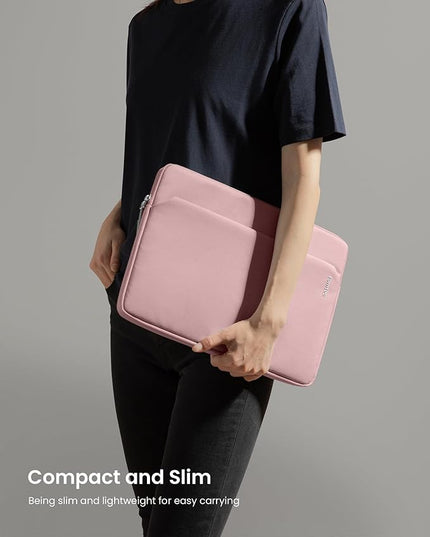 tomtoc Slim Laptop Sleeve for 15-inch 2025 New MacBook Air M4/A3241, M3/A3114, M2/A2941, 15 Inch Microsoft Surface Laptop AI PC/6/5, Dell XPS 15 Plus, Recycled Water-Resistant Protective Case Bag