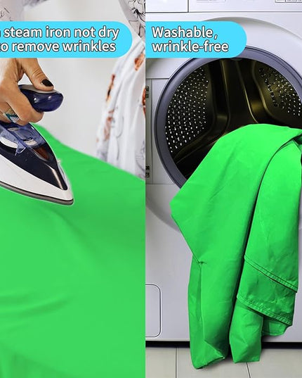 Green Backdrop - 10 x 20 ft, Green Screen for Photography & Video Recording, High Density Polyester Fabric