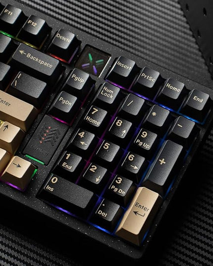 Sumgsn 173 Keys Doubleshot Keycaps Cherry Profile Apes Keycaps Set 7u Spacebar Fit for 61/64/87/104/108 Cherry Mx Switches ISO ANSI Layout Mechanical Keyboards Alice Keyboards