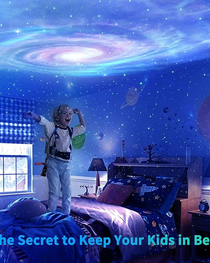 AIRIVO Star Projector, Galaxy Light Projector, Night Light Projector & Music Speaker & White Noise, Sound Machine Projector for Kids Adults, Bedroom, Room Decor, Party, Ceiling