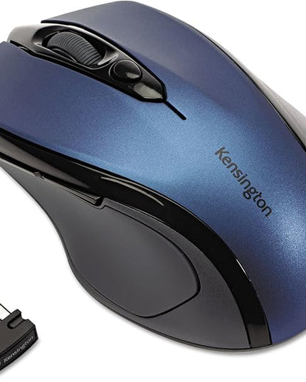 Kensington Pro Fit Mid-Size Wireless Mouse, Sapphire Blue (K72421AM)