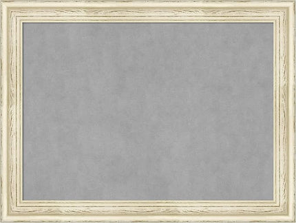 Amanti Art White Framed Magnetic Board 24x32 Medium Vision Board for use with Magnets, 100% Metal Sheet to Display Items as Office Decor or for Home Organization in mudroom, Kitchen or Kids Room