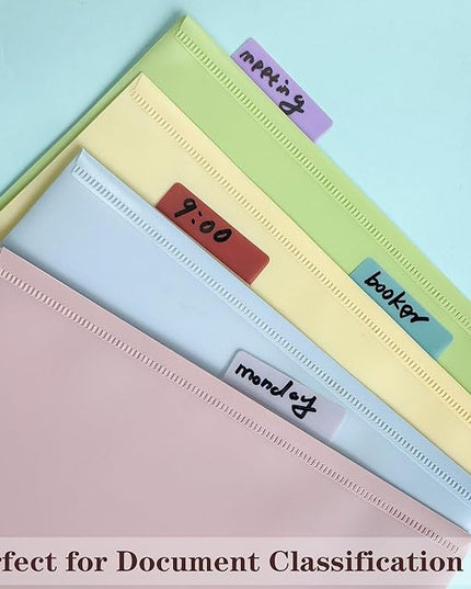 ELII 300 PCS Sticky Index Tabs 2 Inch Book Tabs Writable and Repositionable Page Markers File Tabs Self Adhesive, Labels for Pages Notebooks