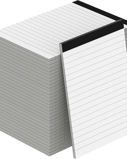 Nichela Notepad for Daily Planning and Organization of Work – 4 x 6-inches Lined Paper – Thick Bright White Paper – 30 Pages – Note Pads Ruled Pages – Pack of 30