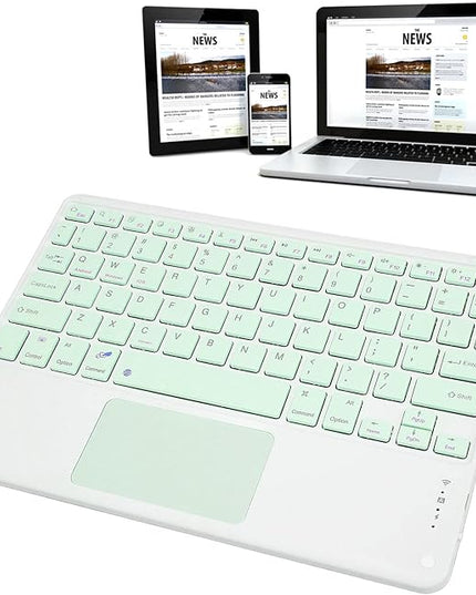SUNGOOYUE Ultra Slim Keyboard with Touchpad 78 Keys Keyboard Portable Keyboard for Smart Phones Tablets Laptops ()