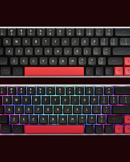 Guffercty kred 160 Keys CSA Keycap PBT Double-Shot Ball Shape Custom Keycaps Set with 6.25u/7u Spacebar for Cherry MX Gateron Kailh Switches (Evil Dolch)