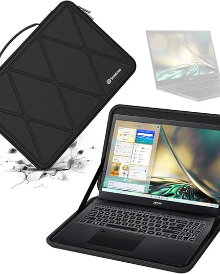 Smatree Hard EVA Protective Sleeve Case for 16 inch Acer ConceptD 5, for 15.6 inch Acer Aspire 7 Laptop A715-43G-R5M8/A715-42G-R8BG, TravelMate P2 (Not Fit Spin 7) (X8294)