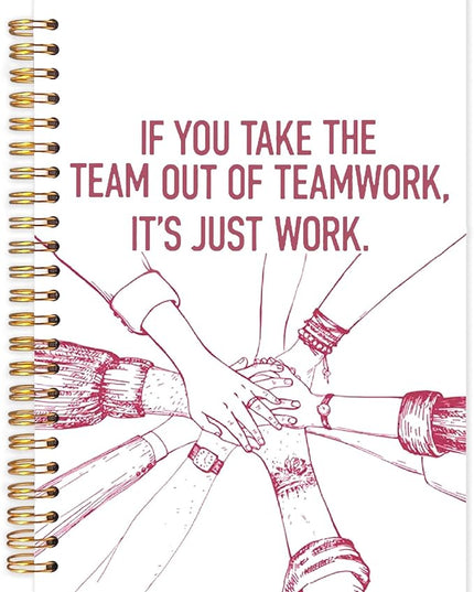 Yhtrg Welcome to the Team Gifts Spiral Notebooks, Gifts for Team Members at Work, Work Team Gifts for Employees, Journal Notebook for Women Men Coworkers, 5.5x8.3 Inch