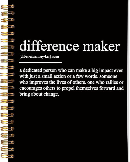 Inspirational Spiral Notebook,Inspirational Journal,Inspirational Journal for Women Men Writing,Grit Spiral Notebook 8.3×5.5 Inch