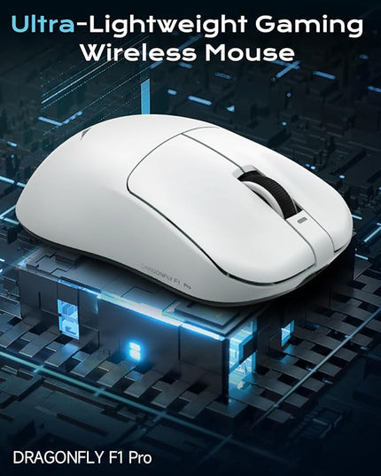 VGN Esports Wireless Gaming Mouse, 49g Ultra-Lightweight Gamer Mouse Wireless, 26K DPI Optical Sensor, 6 Programmable Buttons, 4K Polling, 75Hrs Battery Life, 3 Connection Modes Gaming Mice for PC/Mac