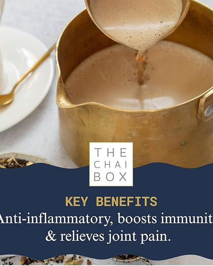 The Chai Box Loose Leaf Mango Tea - Featured in Oprah's Favorite Things | Caffeinated Black Tea with Mango,Coconut, Cinnamon & Clove ( Pack of 1) 2.5 oz | Makes 25 Cups | Small Batch Loose Leaf Tea with Whole, Premium Spices