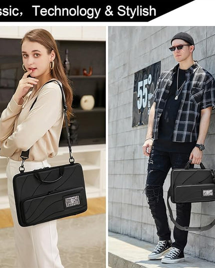 BUG 13-14 Inch Laptop Case Hard Shell, Protective Laptop Carrying Case with Stand for Heat Dissipation