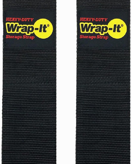 Heavy-Duty Wrap-It Storage Straps, 28-inch (2 Pack) - Hook and Loop Garden Hose Hanger, Pool Cord Storage Organizer for Cords, Tow Rope, Building Materials, RV and Garage Organization