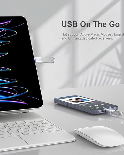 3Pack Upgraded USB C to USB Adapter, High-speed data Transfer, USB C Male to USB 3.0 Female OTG Adapter for iPhone17 16 15, Mac, iPad, Samsung Galaxy S24 S25,Notebook, and More Type C Devices