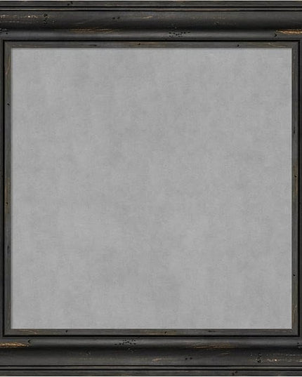Amanti Art Black Framed Magnetic Board 15x15 X-Small Vision Board for use with Magnets, 100% Metal Sheet to Display Items as Office Decor or for Home Organization in mudroom, Kitchen or Kids Room