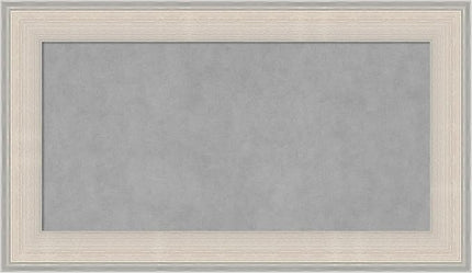 Amanti Art White Framed Magnetic Board 16x28 Small Vision Board for use with Magnets, 100% Metal Sheet to Display Items as Office Decor or for Home Organization in mudroom, Kitchen or Kids Room