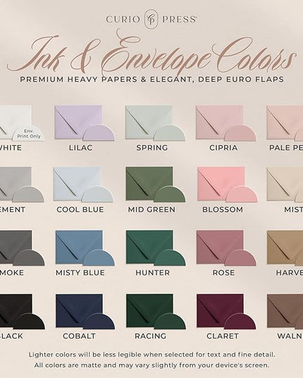 Curio Press Personalized Stationery for Women & Men - A2 Army Flat Thank You Cards with Custom Notecards, Personalized Note Cards with Envelopes and Name, Custom Stationery - Military Officer Flat