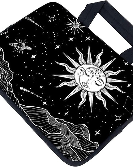 AMARY Laptop Sleeves 11.6" 12" Laptop Handle Bag Neoprene Notebook Carrying Pouch Chromebook Sleeves case Fit Apple MacBook Air HP DELL Lenovo Asus (Sun Moon)
