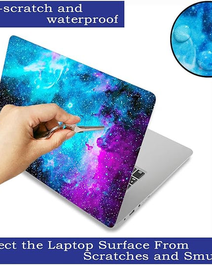 ToLuLu Laptop Skin Sticker Decal, 12" to 15.6" inch Laptop Vinyl Skin Sticker Cover Art Protector, Nebula Galaxy