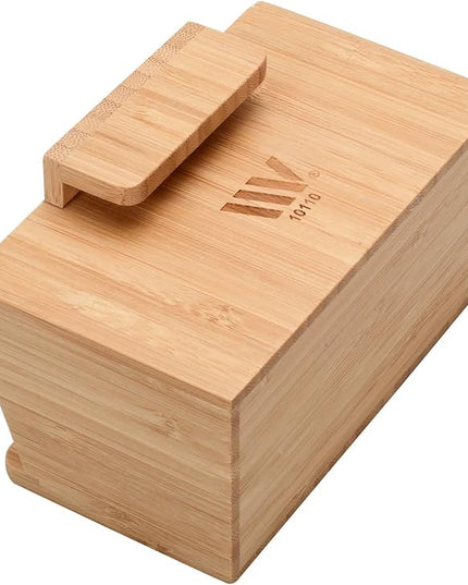MobileVision Bamboo 12-Port Charging Station & Docking Organizer for Smartphones & Tablets, Family-Sized, for use in Corporate Offices & Classrooms (With 2 Bamboo Caddy Add Ons Included)