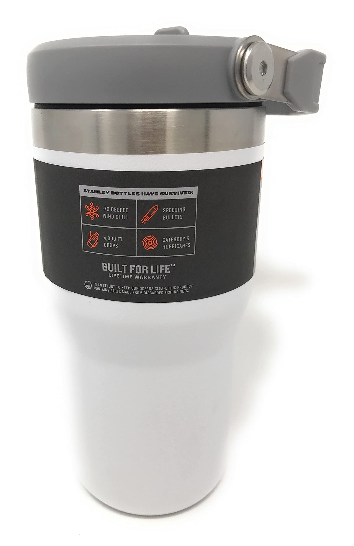 STANLEY IceFlow Flip Straw Tumbler with Handle 20 oz | Twist On Lid and Flip Up Straw | Leak Resistant Water Bottle | Insulated Stainless Steel |BPA-Free | Polar