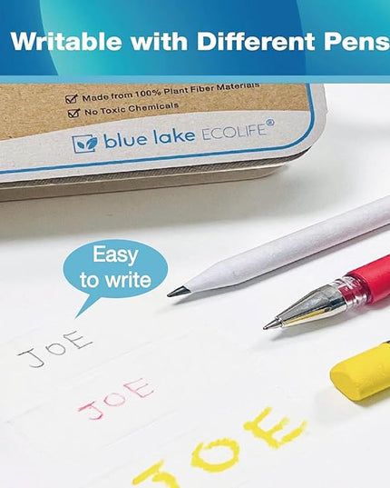 Masking Tape Dispenser，Plastic-Free Masking Tape Dispenser with 4 Rolls 3/4 in x 550 in Paper Tape, Label Tape Dispenser Desk for Masking, Labeling, Office Home School