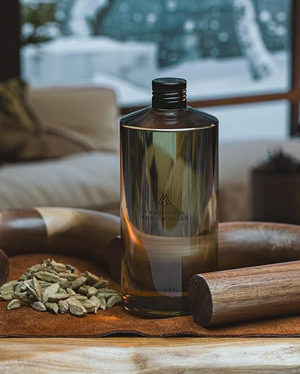 AromaPlan Fragrance Oil White Sandalwood 5 Fl Oz (148ml) Winter Collection | Luxury Hotel Scent Diffuser Oil | Hotel, Home & Spa | Non-Toxic, Made in USA - Bigger Bottle, Bolder Aroma & Longer Lasting