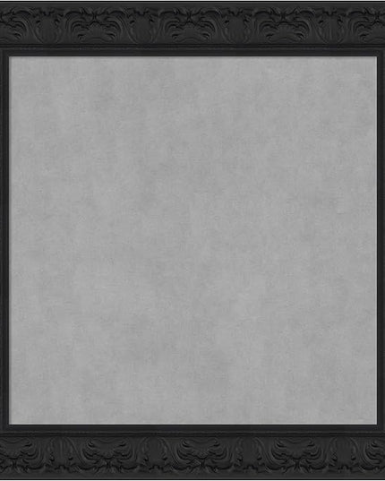 Amanti Art Black Framed Magnetic Board 31x31 Medium Vision Board for use with Magnets, 100% Metal Sheet to Display Items as Office Decor or for Home Organization in mudroom, Kitchen or Kids Room