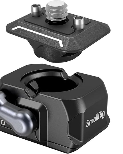 SMALLRIG Quick Release Plate Drop-in HawkLock mini Quick Release Camera Mount Adapter with 1/4" Screw, for Camera Clamp, Super Clamp, Ball Head, Tripod, Magic Arm, Stabilizer, Field Monitor - 3513C