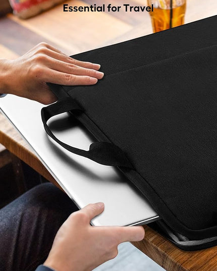 UPERFECT Laptop Sleeve 19.5-inch for Laptop/Portable Monitor/Notebook/Tablet with Large Capacity Side Pockets & Durable Handle-Waterproof/Shockproof-Padded Compartments-Zippered Accessory Storage