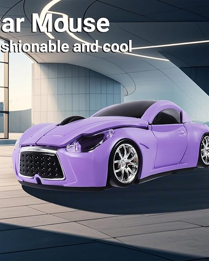 elec Space Car Mouse, Wireless Mouse (Purple)