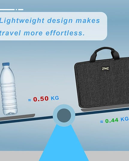 ZINZ Slim Expandable Laptop Case 15.6 Inch Sleeve Upgraded Protective Durable Recycled Carrying Case Compatible with MacBook 15" & 16" and Most 15" 15.6" 16" Notebook,B01K01