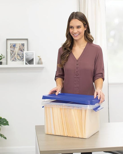 Bankers Box Heavy Duty 20" Plastic Letter File Box