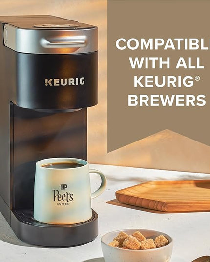 Peet's Coffee, Medium Roast Keurig K-Cup Pods, 100% Arabica Coffee - Cafe Domingo 10 Count (1 Box of 10 Pods)