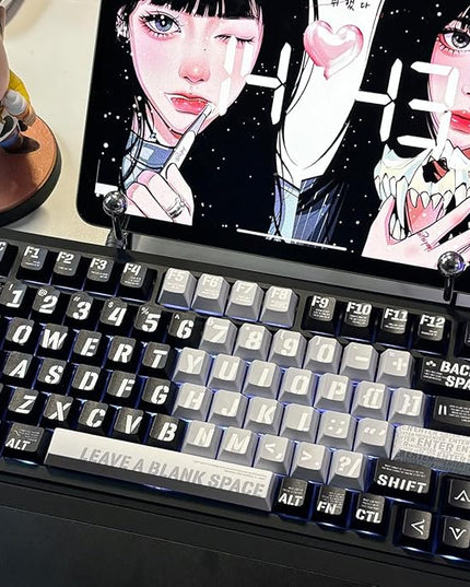 daixiahu Raving Theme 157 Key PBT Keycaps Cherry Custom Keycap Set for 61/87/104/108 Cherry MX Switch Mechanical Keyboards