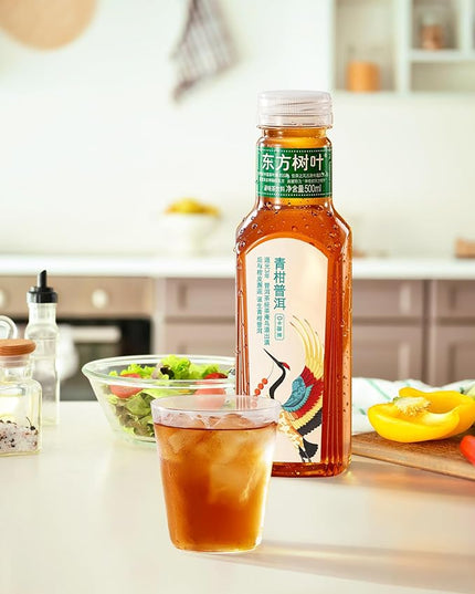 ORIENTAL LEAF Unsweetened Iced Tea – Bottled Ganpu Tea, 16.9 FL oz bottles (Pack of 15), Sugar Free, 0 Calories