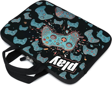 AMARY laptop sleeves 11.6" 12" Laptop Handle Bag Neoprene Notebook Carrying Pouch Chromebook Sleeves case (Games-1)