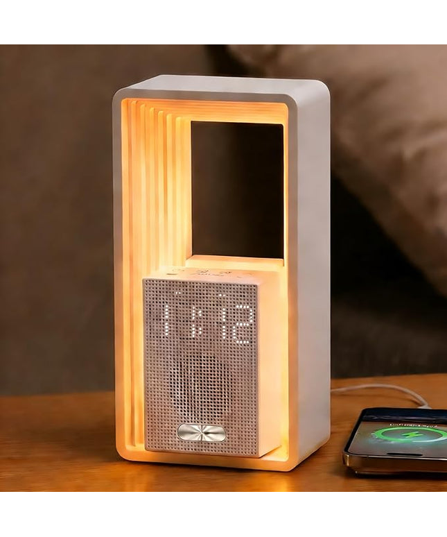 WILIT Digital Alarm Clock Sunrise, White Noise Sound Machine with Nightlight, 9 Sleep Aid Sounds Wake up Light for Heavy Sleepers, Dimmable Display, Snooze, USB Charging Port,Gifts for Women,Men,Teens