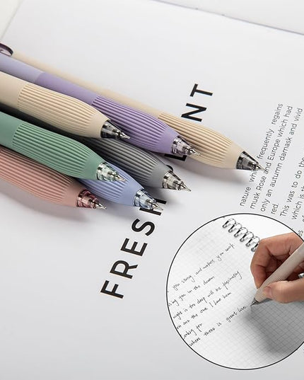 Linbsunne Gel Pens Black Ink Pens for Office 0.5mm Fine Point Pens Smooth Writing Retractable Work Pen (18-count)