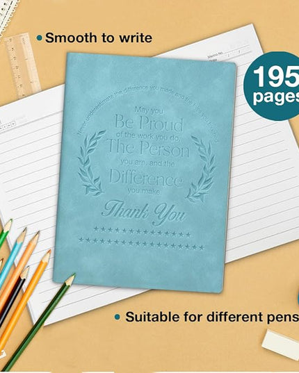 Employee Appreciation Journal Notebook, Thank You Gifts for Retirement Leaving Coworkers Colleagues Employee, Journals for Writing Travel Business Work